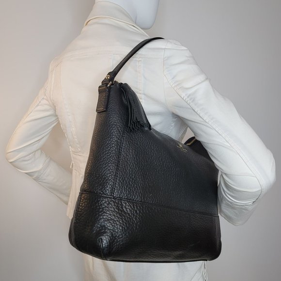 KATE SPADE Black Leather Tote Bag - Picture 3 of 16